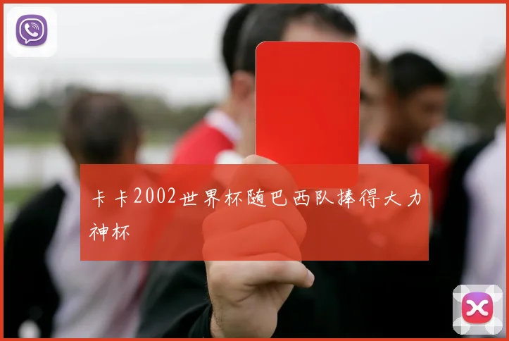 卡卡2002世界杯随巴西队捧得大力神杯