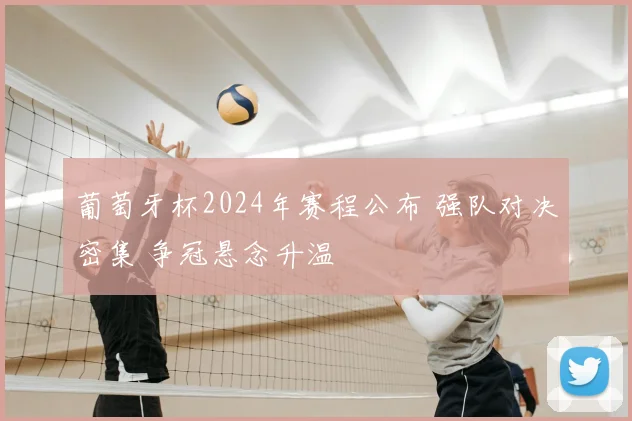 葡萄牙杯2024年赛程公布 强队对决密集 争冠悬念升温